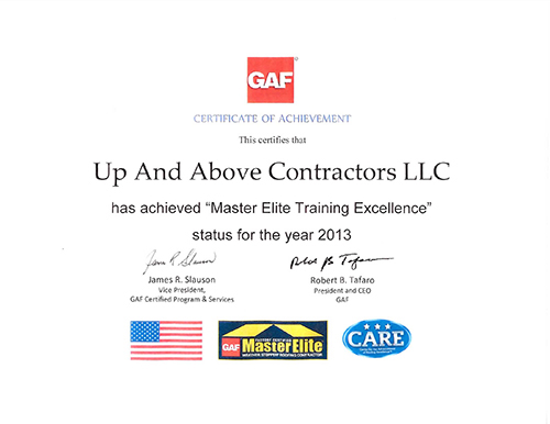 GAF Master Elite Training Excellence